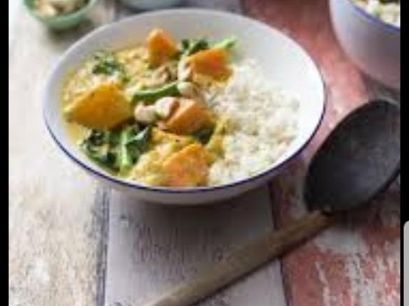 Vegan Variation Alyce Alexandra's Coconut lamb curry