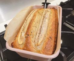 Banana, hazelnut and honey bread