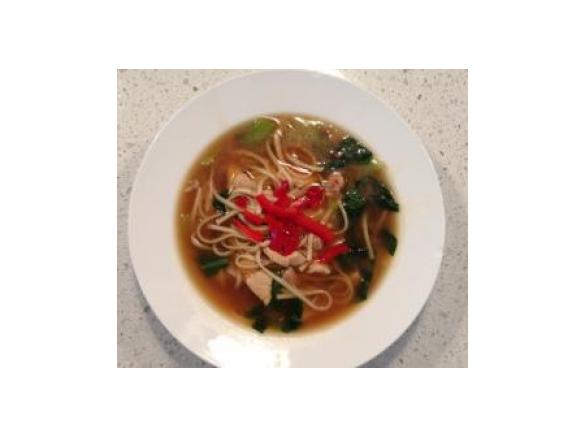 Chicken Soup with Bok Choy