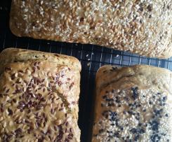 Grain-free herb and sesame bread - Kyra Miles