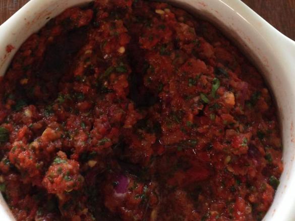 Fresh Spicy Capsicum Salsa