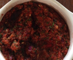 Fresh Spicy Capsicum Salsa