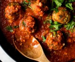Steamed Fishballs and fragrant Tomato Sauce
