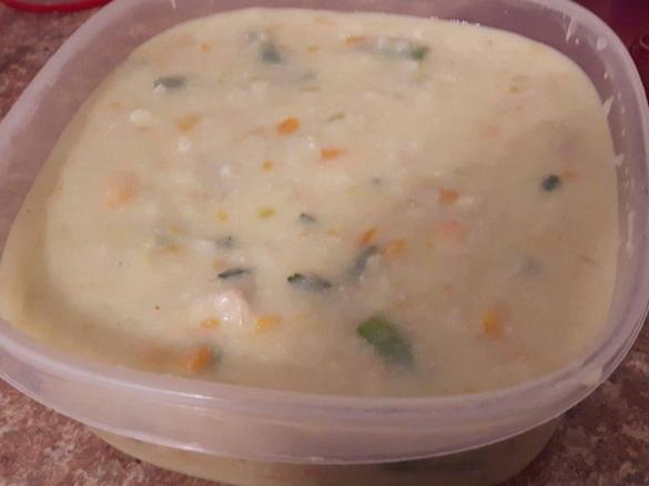 Creamy Chicken & Brown Rice Soup (Failsafe - mod sals)