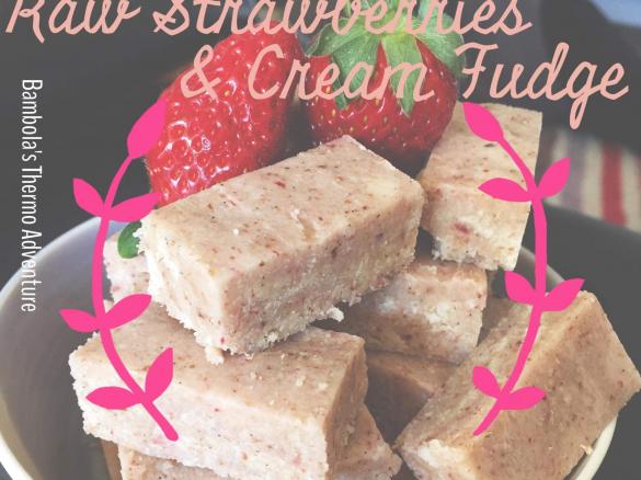 Strawberries & Cream Fudge