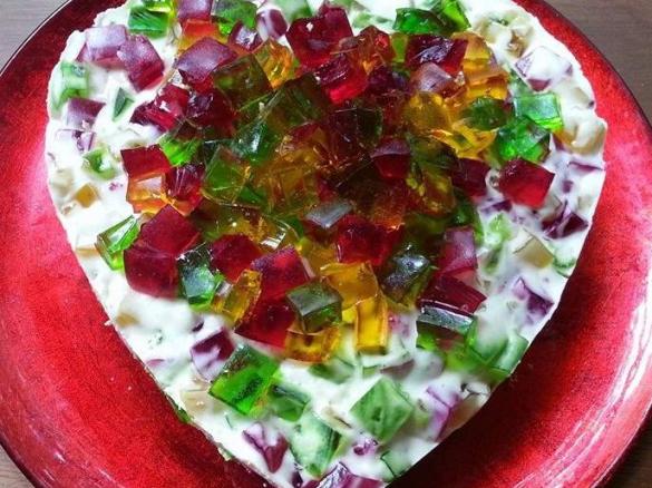 Jelly Gemstone Cake