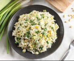 Greek rice and leeks