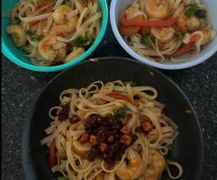 Prawn Rice Noodle Stirfry - LOW FODMAP