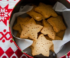 Maple Syrup and Cinnamon Shortbread
