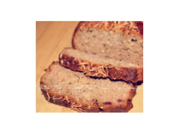 Gluten, Dairy and Sugar Free Banana Bread