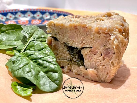 Cheese and Spinach Chicken Loaf