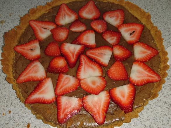 Chocolate Strawberry Tart