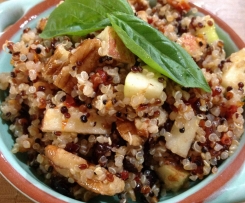 Quinoa, Apple & Cranberry Salad with Maple Dressing 