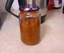 Apricot jam (made with maple syrup)