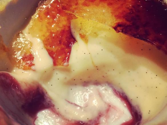 Rhubarb & Orange Creme Brûlée