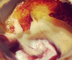 Rhubarb & Orange Creme Brûlée