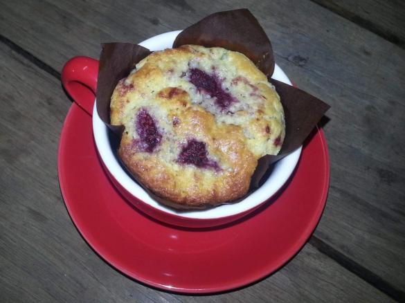 White Chocolate Raspberry Muffins