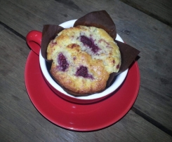 White Chocolate Raspberry Muffins