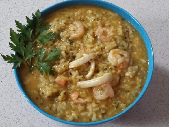 Seafood Marinara Risotto