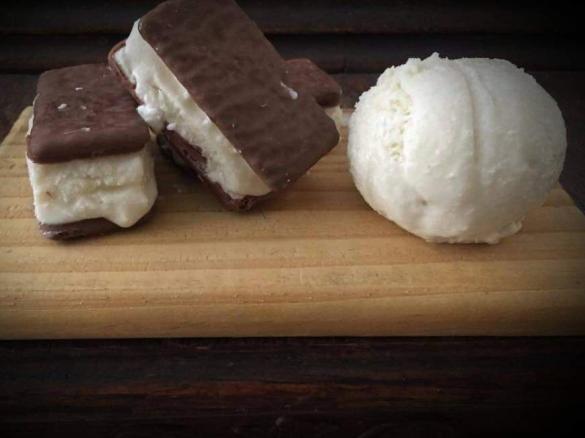 Coconut Icecream TimTam Sandwiches