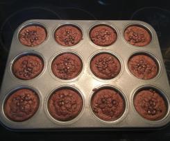 Zucchini chocolate muffins