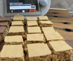 Caramilk rice bubble slice