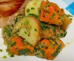 HUNTERS Bacon & Mustard Sweet Potato Salad