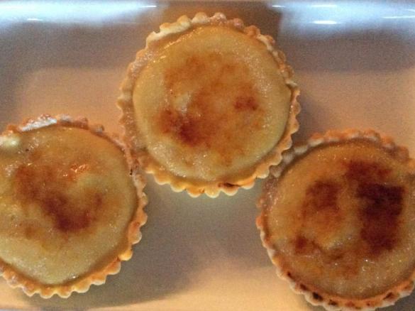 Quince Brulee Tart