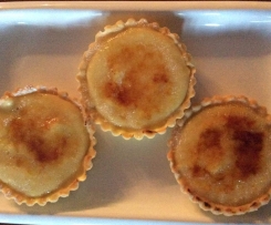 Quince Brulee Tart