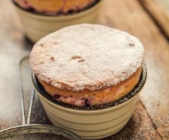 Raspberry souffles