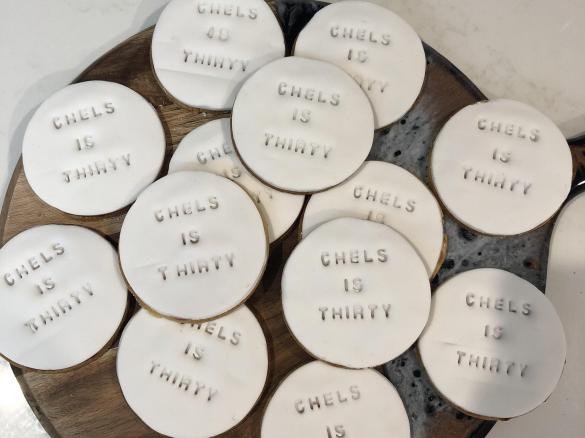 Fondant sugar cookies