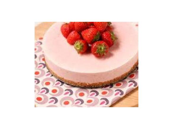 No-Bake Strawberry Cheesecake