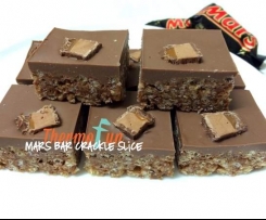 Mars Bar Crackle Slice