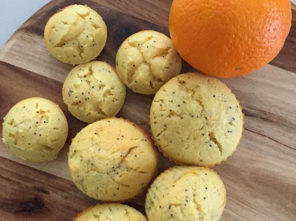 Orange & poppyseed muffins