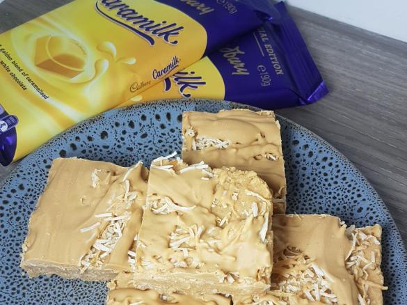 Salted Caramilk Slice