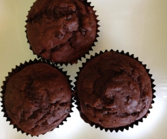 Double Chocolate Banana Muffins