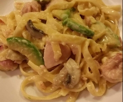 Chicken & Avocado Fettucine