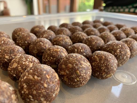 Chocolate,Ginger and Orange Bliss Balls / Protein Balls