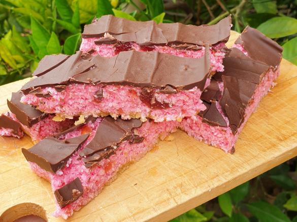 Cherry Ripe Slice (gluten & dairy free)