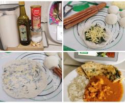 THERMOMUMMA GARLIC, CHEESE & SPINACH NAAN