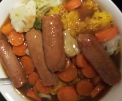 All in one Curried Sausages (Varoma)