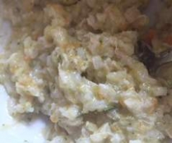 Baby chicken & veg risotto