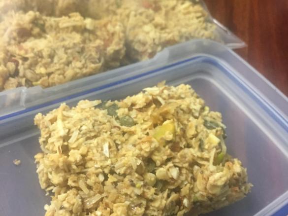 Healthy Coconut & Oat Slice