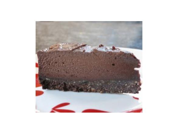 Chocolate Cashew cheese cake style slice. - Dairy free, Gluten Free, Alternative Sweetner