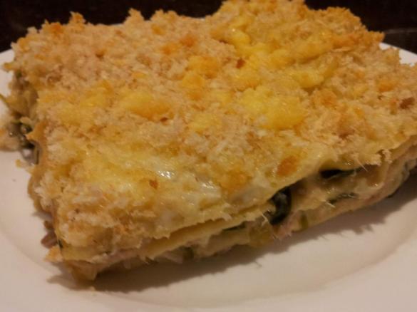 Spinach and Tuna Lasagne