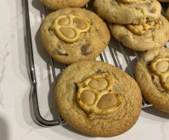 Sea Salt Caramel Choc Chip Cookies