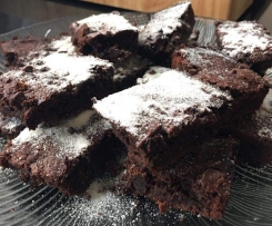 Black Bean Peppermint Brownies