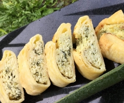 Chicken and Zuchinni pastries