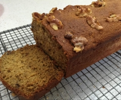 Healthy Low Fat Banana Walnut Bread