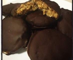 No Bake Choc Mint Biscuits